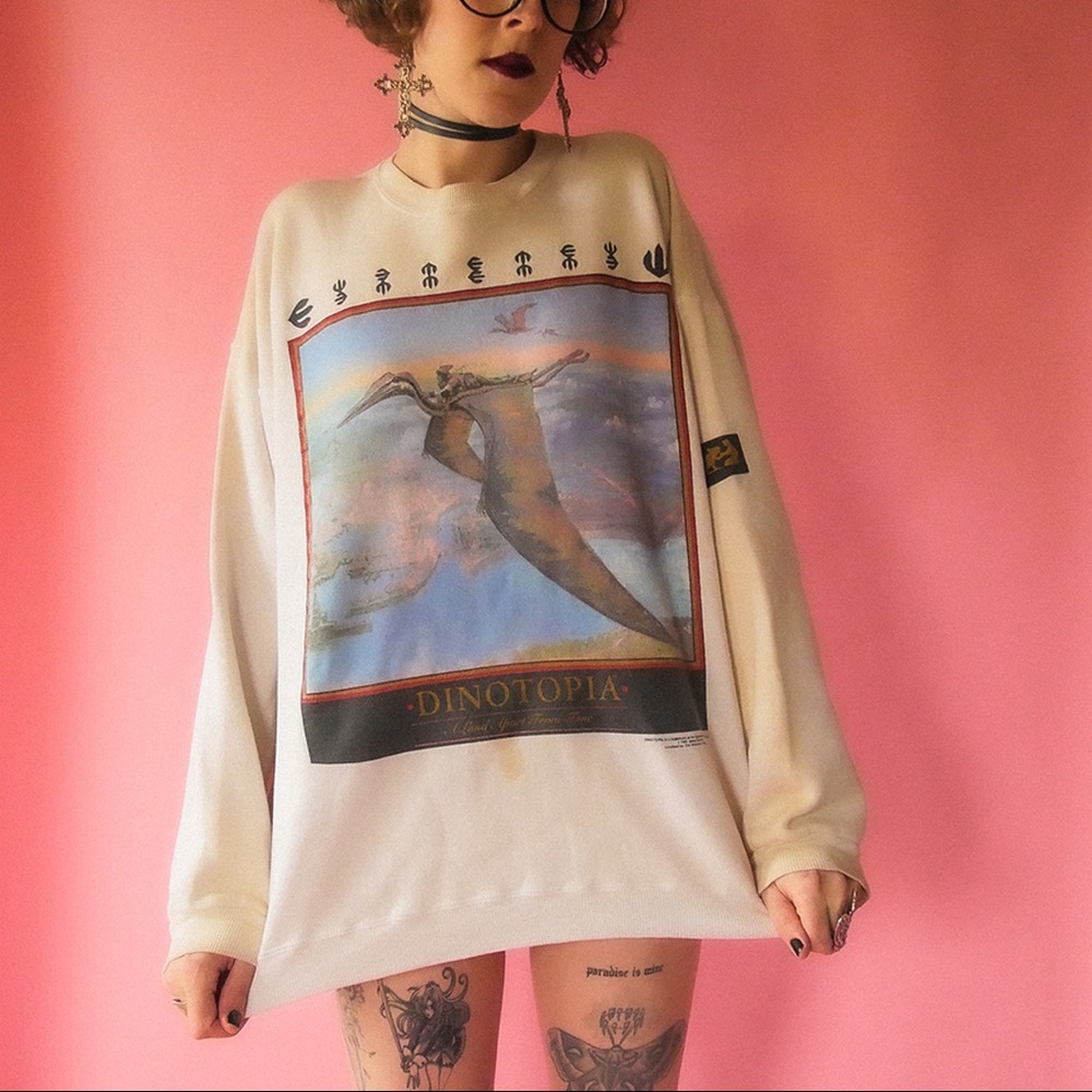 SOLD Vintage Dinotopia sweatshirt